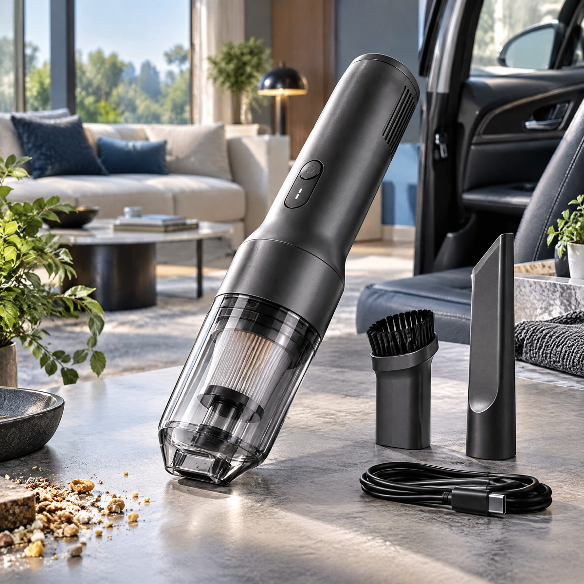 Hosiezc™ SwiftVac Mini Cordless Handheld Vacuum