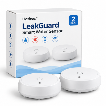 Hosiezc™ LeakGuard Smart Water Sensor — 2-Pack