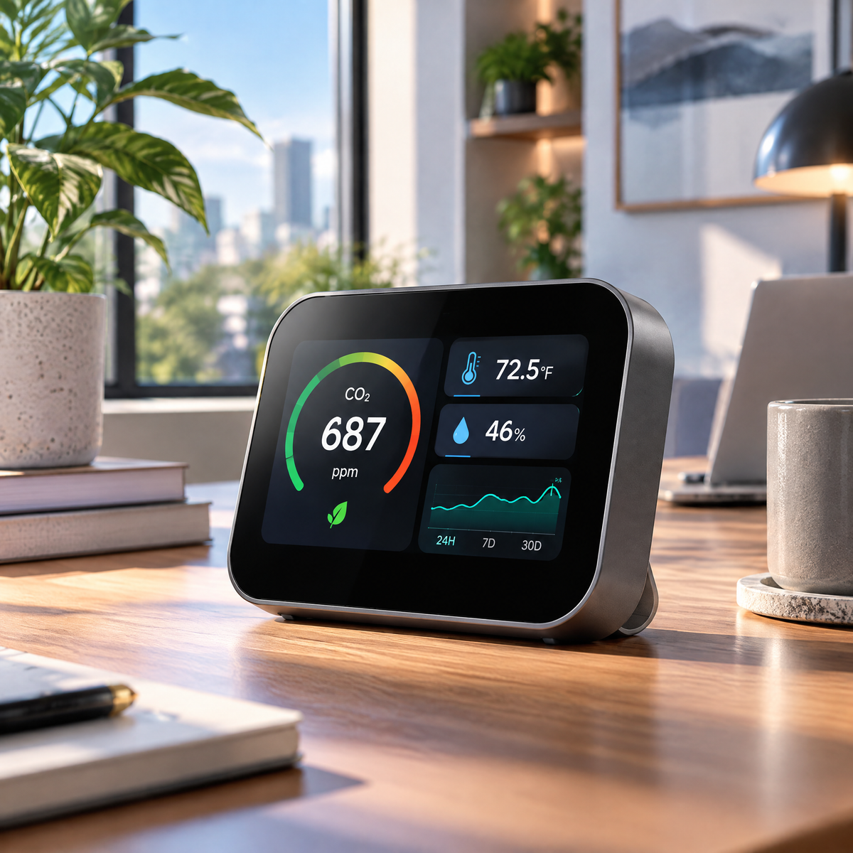 Hosiezc™ AirMetric Indoor Environment Monitor