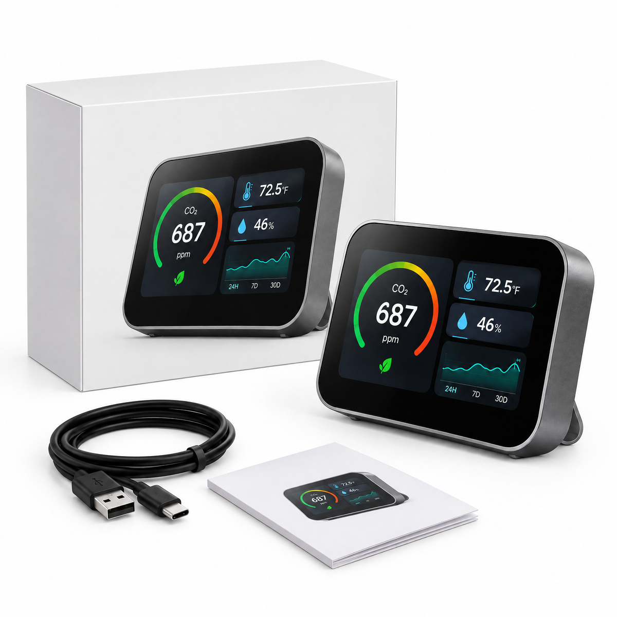 Hosiezc™ AirMetric Indoor Environment Monitor