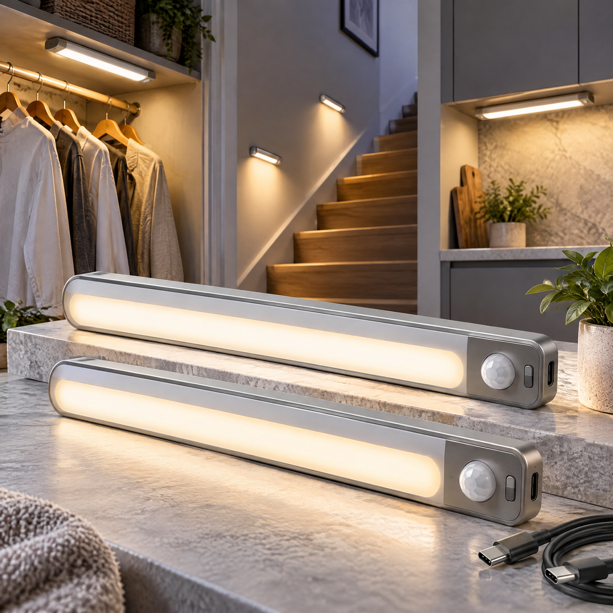 Hosiezc™ LumaEdge Motion Night Light — 2-Pack
