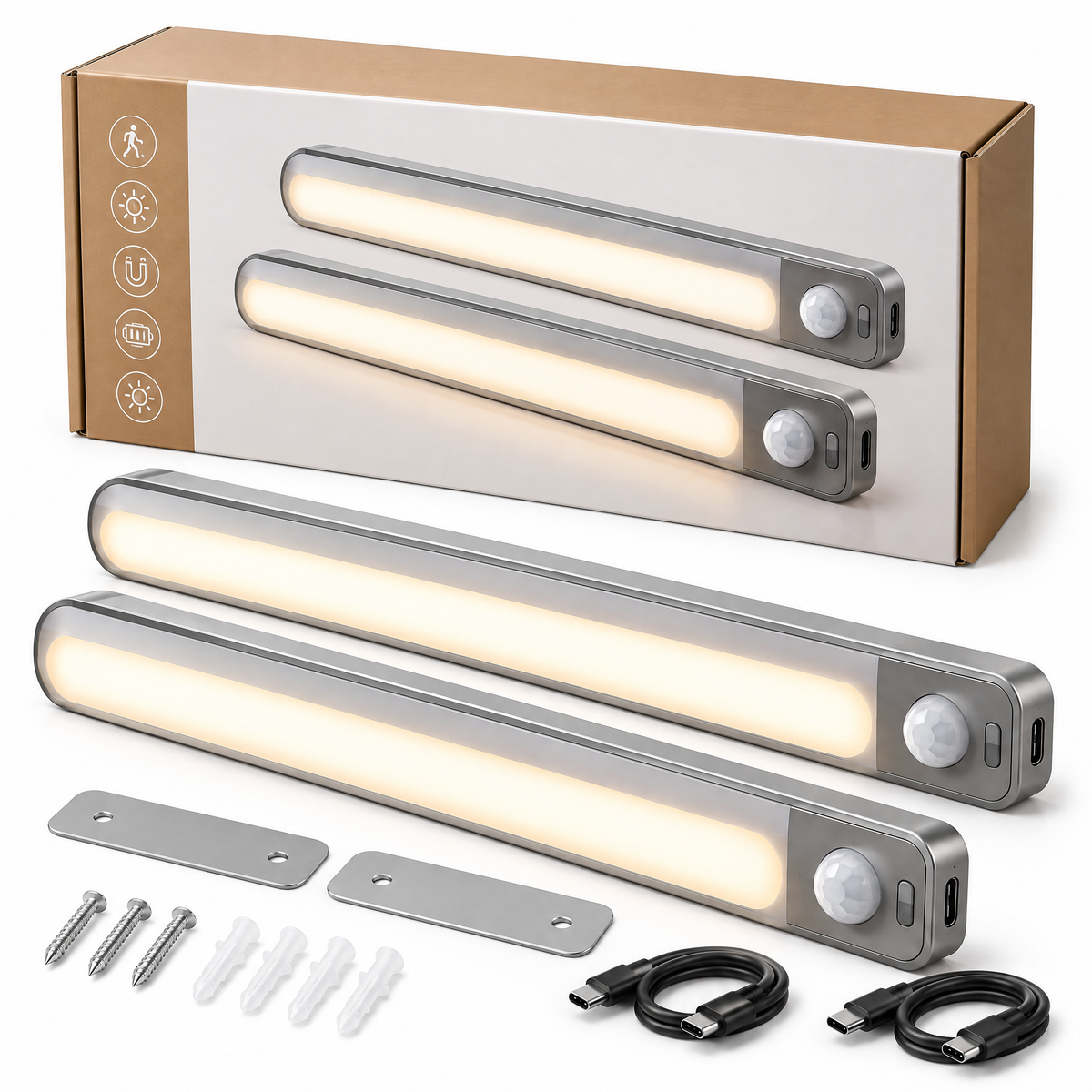 Hosiezc™ LumaEdge Motion Night Light — 2-Pack